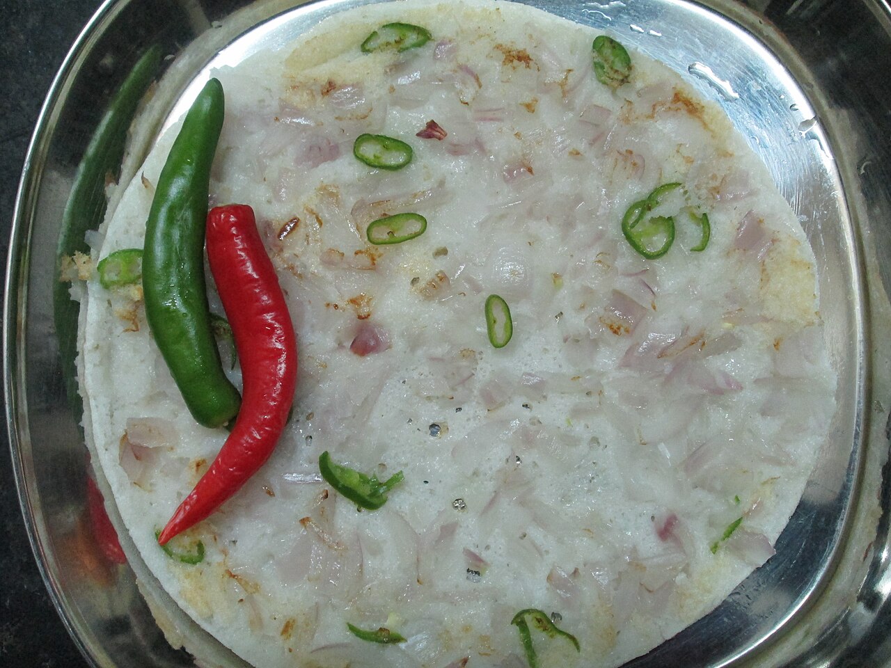 Onion uttapam